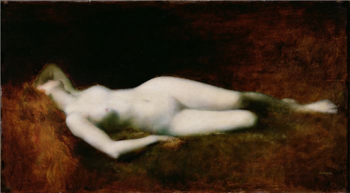 Jean-Jacques Henner, The Sleeper, date unknown, oil on canvas, Musée de Picardie, Amiens 